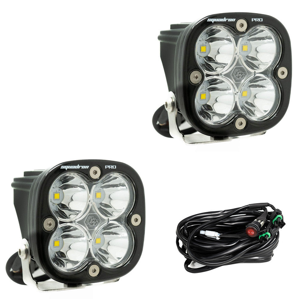 Baja Designs Squadron Pro Wide Cornering LED Light (Amber) (Pair)