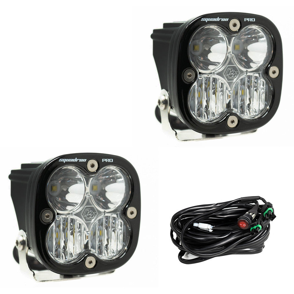 Baja Designs Squadron Pro Wide Cornering LED Light (Amber) (Pair)