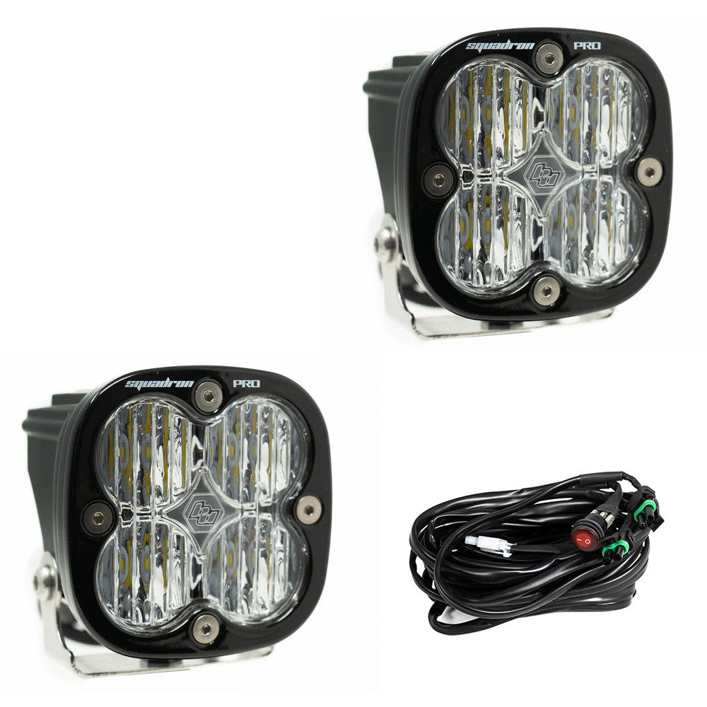 Baja Designs Squadron Pro Wide Cornering LED Light (Amber) (Pair)