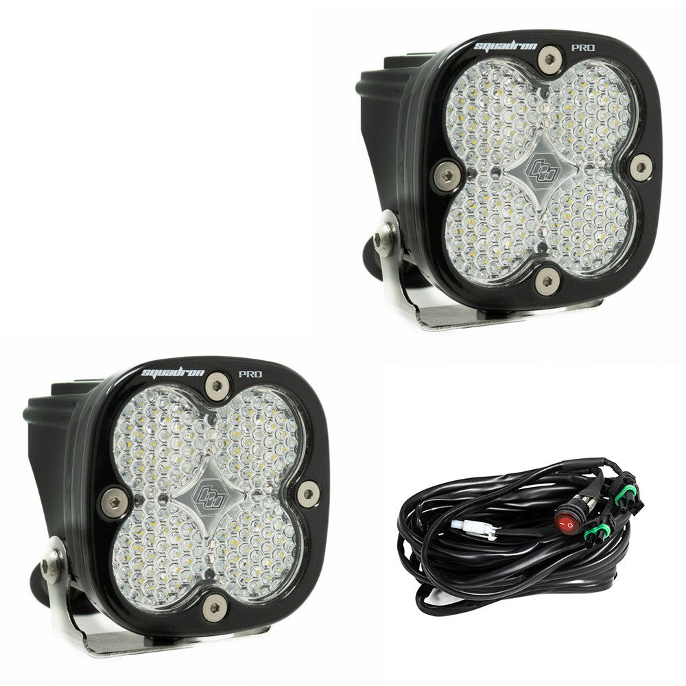 Baja Designs Squadron Pro Wide Cornering LED Light (Amber) (Pair)
