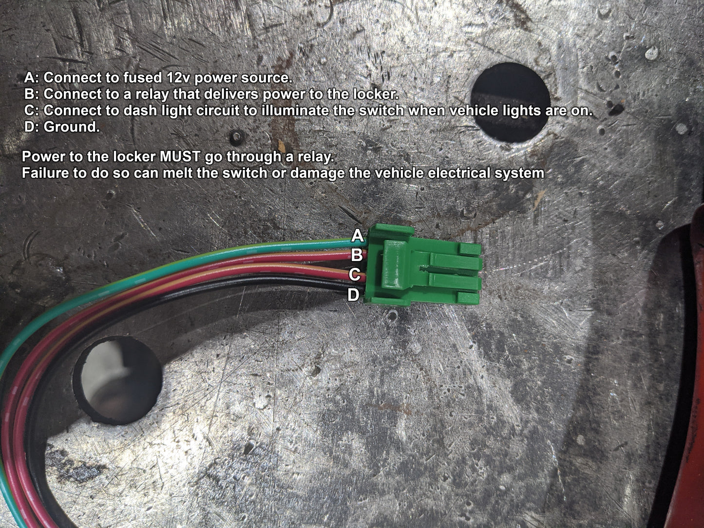 Toyota Rear Diff Switch - Small