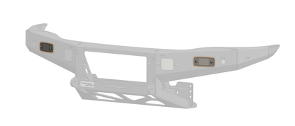 Sierra Tango Front Bumper - 1X2 Light Pod Blanking Plates (pair)