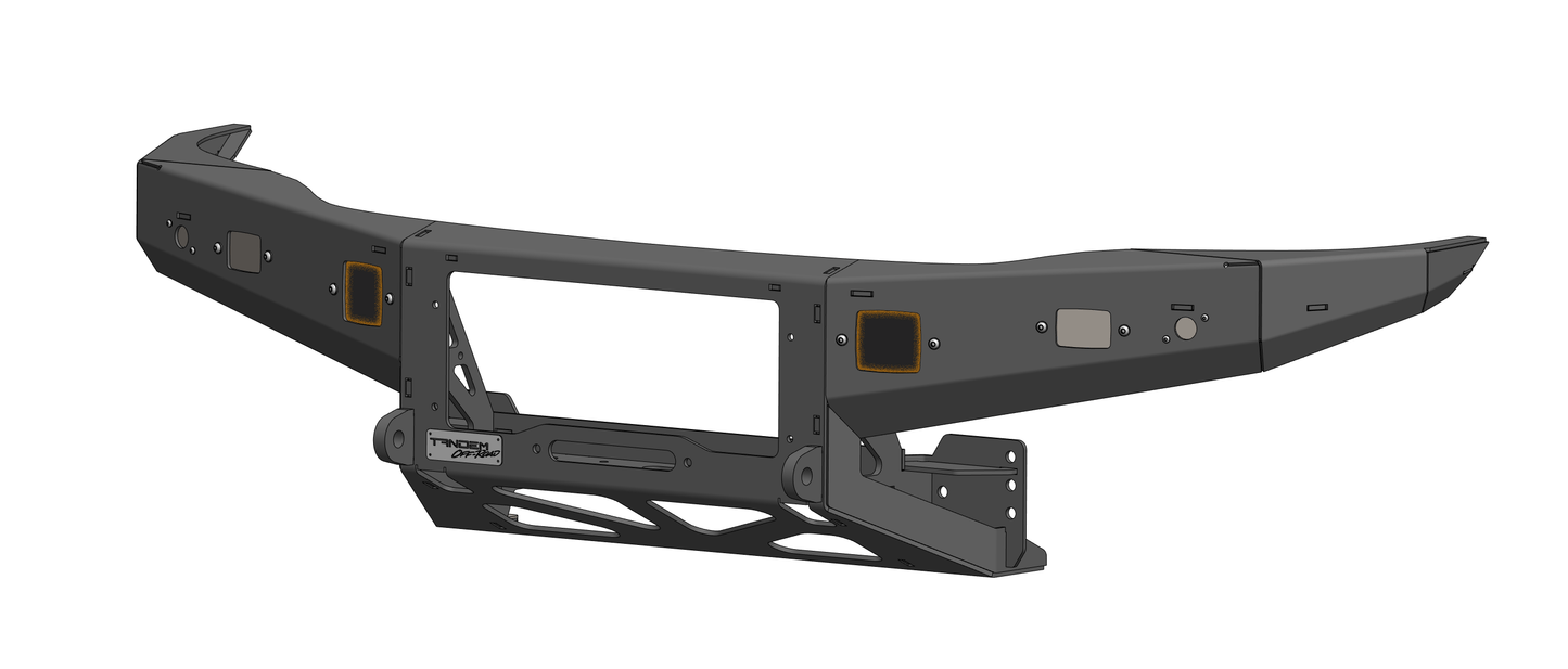 Sierra Tango Front Bumper - 2X2 Light Pod Blanking Plates (pair)
