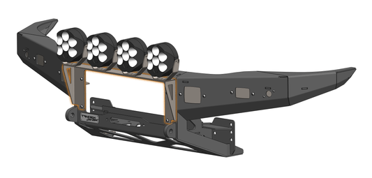 Sierra Tango Front Bumper -  Quad Pod Light Mount