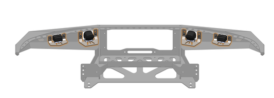 Sierra Tango Front Bumper -  Light Pod Mounting Brackets