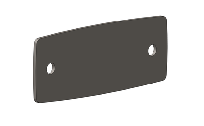 Sierra Tango Front Bumper - 1X2 Light Pod Blanking Plates (pair)