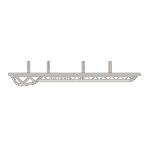 Tandem Off-Road Weld-on Sliders with Full Top Plate