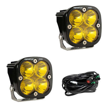Baja Designs Squadron Pro Wide Cornering LED Light (Amber) (Pair)