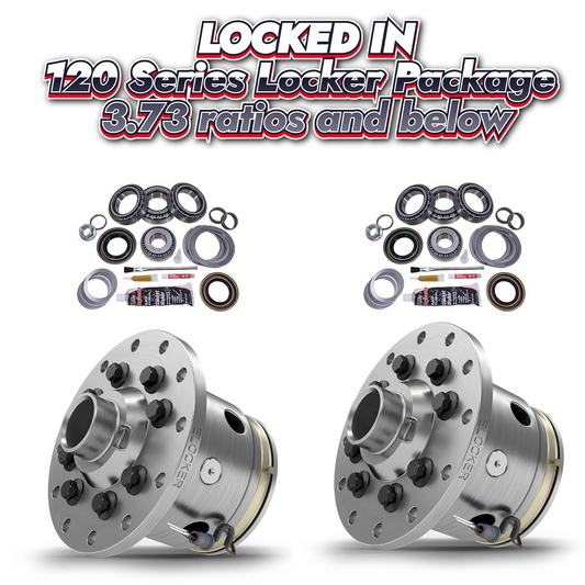 Locked In - Eaton Front and Rear Locker Package 3.73 ratio and Below for 120 Series Trucks
