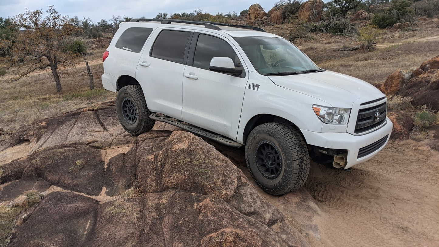 2nd Gen Sequoia Weld-on Sliders with Full Top Plate